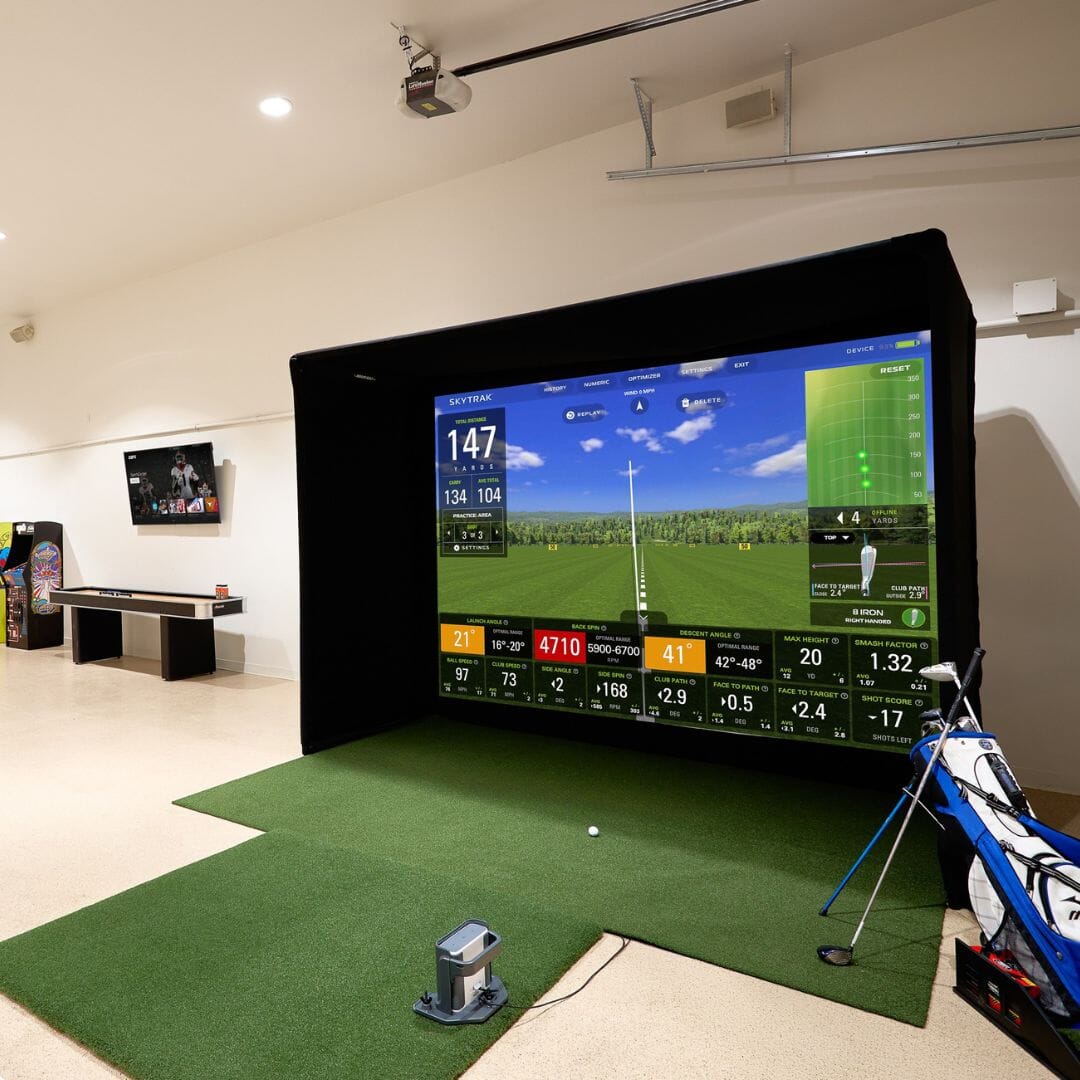 SkyTrak+ SIG12 Golf Simulator Package – Simulator Pro Shop