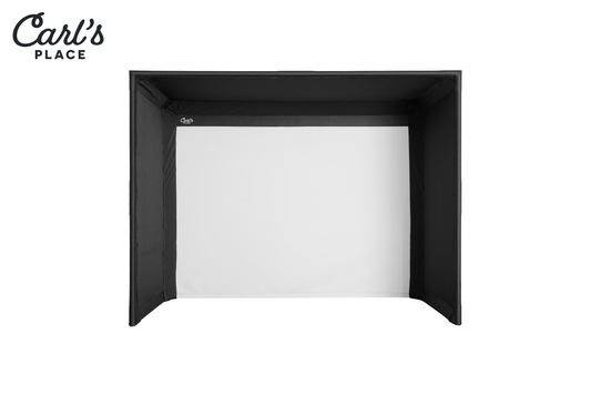 Carl's Place 10x13x10 Pro Golf Enclosure Kit with High-Contrast Gray Impact Screen