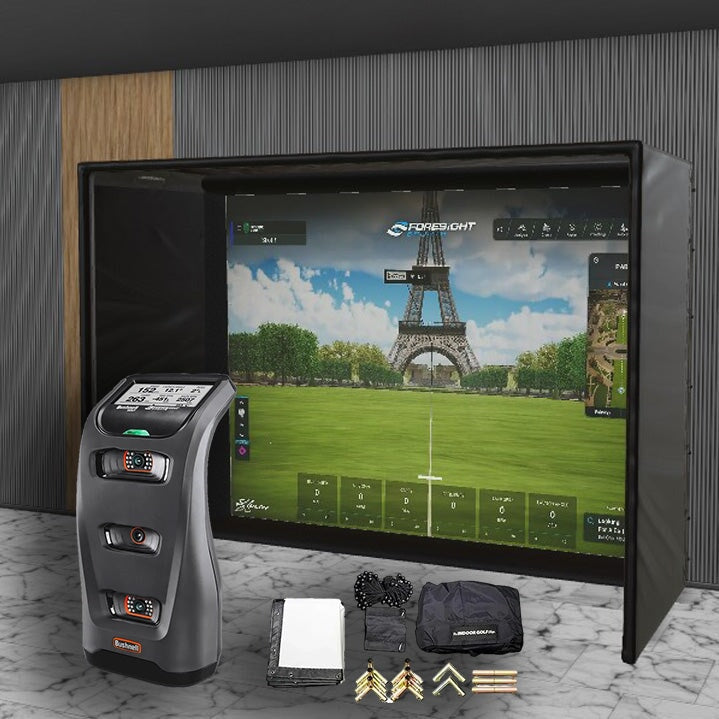Bushnell Launch Pro SIG DIY Golf Simulator Studio Package Golf Simulator Bushnell Golf 10'10" x 8'4" x 5' (BLP) 