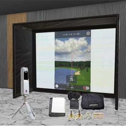 Rapsodo MLM2PRO SIG DIY Golf Simulator Studio Package Golf Simulator Rapsodo 10'10" x 8'4" x 5' (MLM) 
