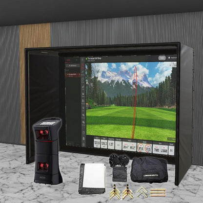Uneekor EYE Mini SIG DIY Golf Simulator Studio Package Golf Simulator Uneekor 10'10" x 8'4" x 5' (UEM) 