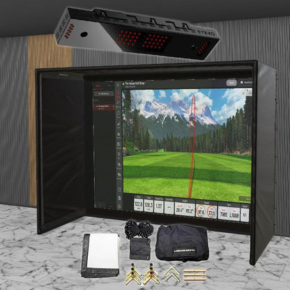 Uneekor EYE XO SIG DIY Golf Simulator Studio Package Golf Simulator Uneekor 10'10" x 8'4" x 5' (XO) 