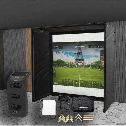 Bushnell Launch Pro i SIG DIY Golf Simulator Studio Package Golf Simulator Bushnell Golf 10'4" x 10'4" x 5' (BLPi) 