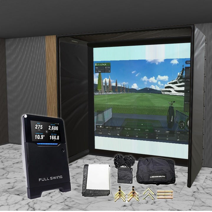 Full Swing Kit SIG DIY Golf Simulator Studio Package Golf Simulator Full Swing 10'4" x 10'4" x 5' (FSK) 