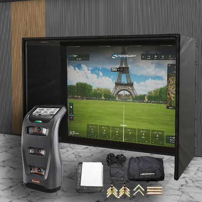 Bushnell Launch Pro SIG DIY Golf Simulator Studio Package Golf Simulator Bushnell Golf 10'4" x 7'11" x 5' (BLP) 