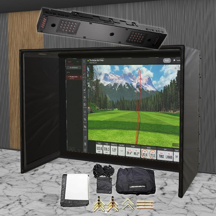 Ueekor EYE XO2 SIG DIY Golf Simulator Studio Package Golf Simulator Uneekor 10'4" x 7'11" x 5' (XO2) 