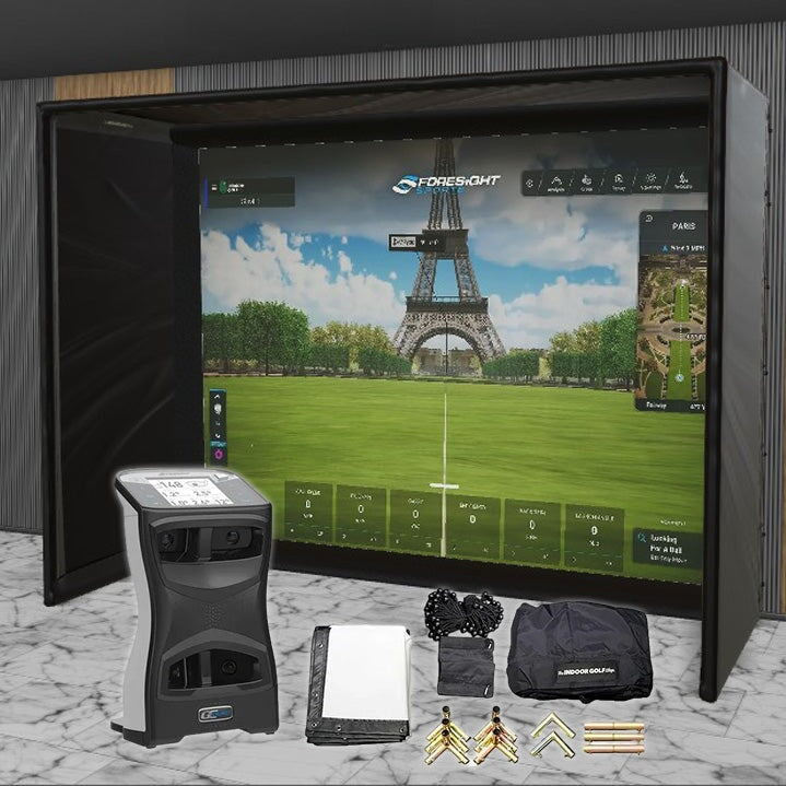 Foresight Sports GCQuad SIG DIY Golf Simulator Studio Package Golf Simulator Foresight Sports 12'10" x 9'10" x 5' (GCQ) 