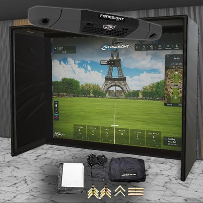 Foresight Falcon SIG DIY Golf Simulator Studio Package Golf Simulator Foresight Sports 12'10" x 9'10" x 5' (FN) 