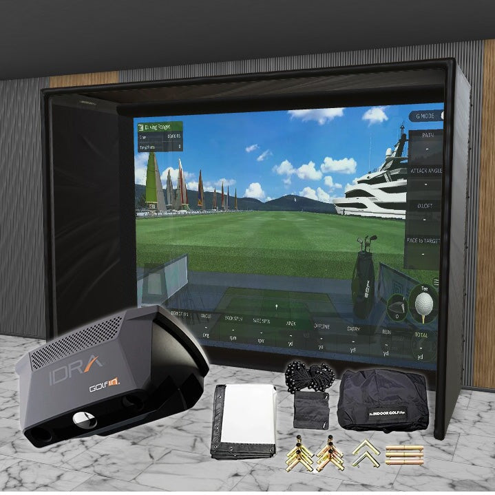 Golfin IDRA II SIG DIY Golf Simulator Studio Package Golf Simulator Golfin 12'10" x 9'10" x 5' (GFI) 