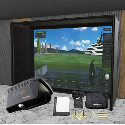 Golfin IDRA II SIG DIY Golf Simulator Studio Package Golf Simulator Golfin 12'10" x 9'10" x 5' (GFI) 