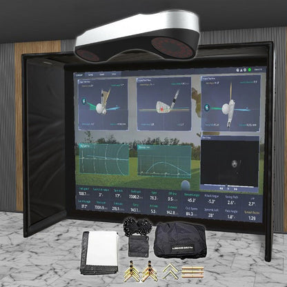 ProTee VX SIG DIY Golf Simulator Studio Package Golf Simulator Protee United 12'2" x 9'4" x 5' (PT) 