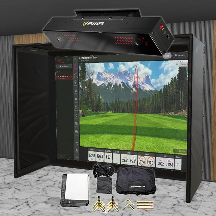 Ueekor EYE XR SIG DIY Golf Simulator Studio Package Golf Simulator Uneekor 12'2" x 9'4" x 5' (UXR) 