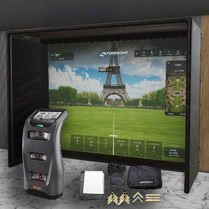 Bushnell Launch Pro SIG DIY Golf Simulator Studio Package Golf Simulator Bushnell Golf 13'7" x 10'4" x 5' (BLP) 