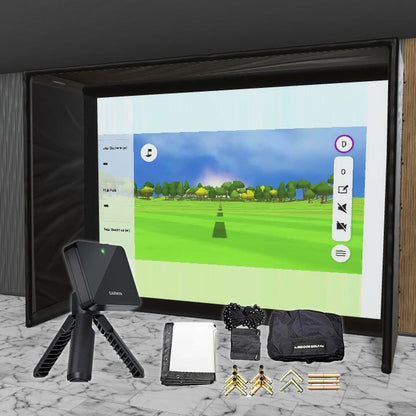 Garmin Approach R10 SIG DIY Golf Simulator Studio Package Golf Simulator Garmin 13'7" x 10'4" x 5' (R10) 