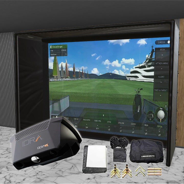 Golfin IDRA II SIG DIY Golf Simulator Studio Package Golf Simulator Golfin 13'7" x 10'4" x 5' (GFI) 