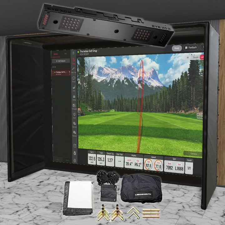 Ueekor EYE XO2 SIG DIY Golf Simulator Studio Package Golf Simulator Uneekor 13'7" x 10'4" x 5' (XO2) 
