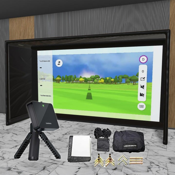 Garmin Approach R10 SIG DIY Golf Simulator Studio Package Golf Simulator Garmin 13'7" x 7'11" x 5' (R10) 