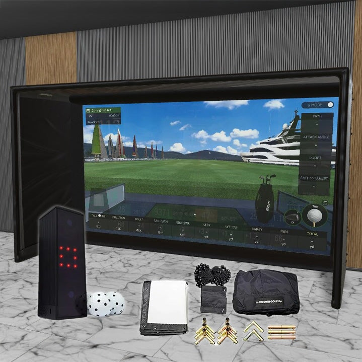 Square Golf SIG DIY Golf Simulator Studio Package Golf Simulator Square Golf 13'7" x 7'11" x 5' (SG) 