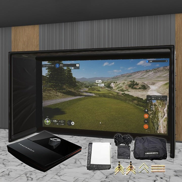 Trackman iO SIG DIY Golf Simulator Studio Package Golf Simulator Trackman 13'7" x 7'11" x 5' (iO) 
