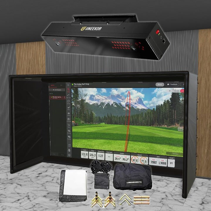 Ueekor EYE XR SIG DIY Golf Simulator Studio Package Golf Simulator Uneekor 13'7" x 7'11" x 5' (UXR) 