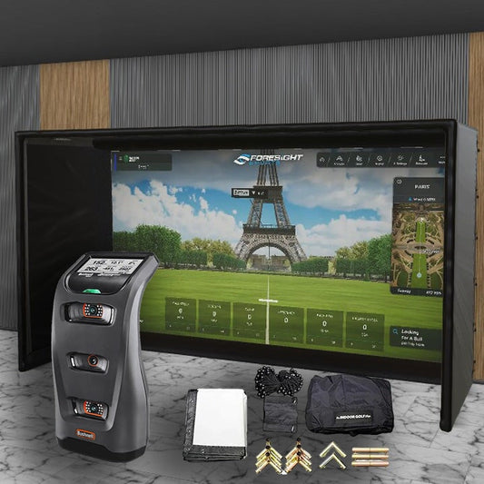Bushnell Launch Pro SIG DIY Golf Simulator Studio Package Golf Simulator Bushnell Golf 14'2 x 8'4" x 5' (BLP) 