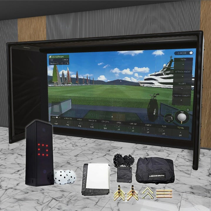 Square Golf SIG DIY Golf Simulator Studio Package Golf Simulator Square Golf 14'2 x 8'4" x 5' (SG) 
