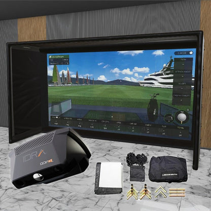 Golfin IDRA II SIG DIY Golf Simulator Studio Package Golf Simulator Golfin 14'2 x 8'4" x 5' (GFI) 