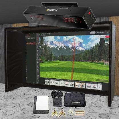 Ueekor EYE XR SIG DIY Golf Simulator Studio Package Golf Simulator Uneekor 15'4" x 9'10" 5' (UXR) 
