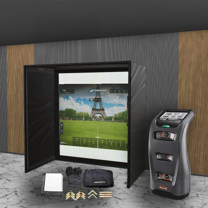 Bushnell Launch Pro SIG DIY Golf Simulator Studio Package Golf Simulator Bushnell Golf 8'4" x 8'4" x 5' (BLP) 