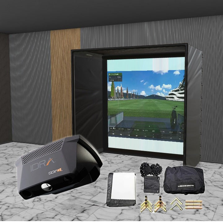 Golfin IDRA II SIG DIY Golf Simulator Studio Package Golf Simulator Golfin 8'4" x 8'4" x 5' (GFI) 
