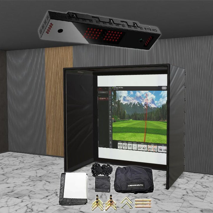 Uneekor EYE XO SIG DIY Golf Simulator Studio Package Golf Simulator Uneekor 8'4" x 8'4" x 5' (XO) 