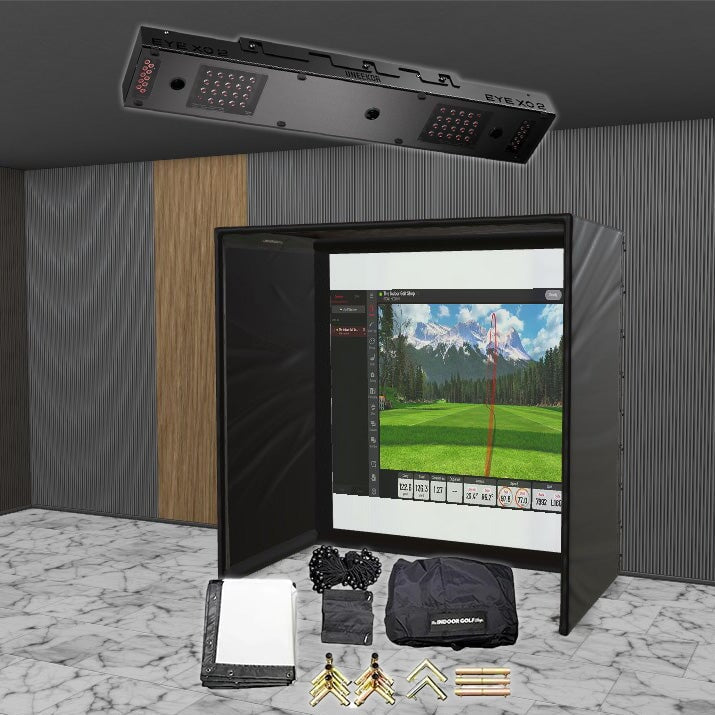 Ueekor EYE XO2 SIG DIY Golf Simulator Studio Package Golf Simulator Uneekor 8'4" x 8'4" x 5' (XO2) 