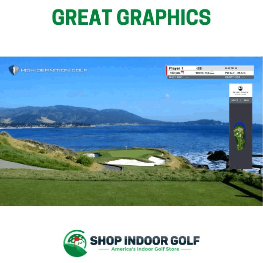 HD Golf Simulator Ultimate Entertainment Package
