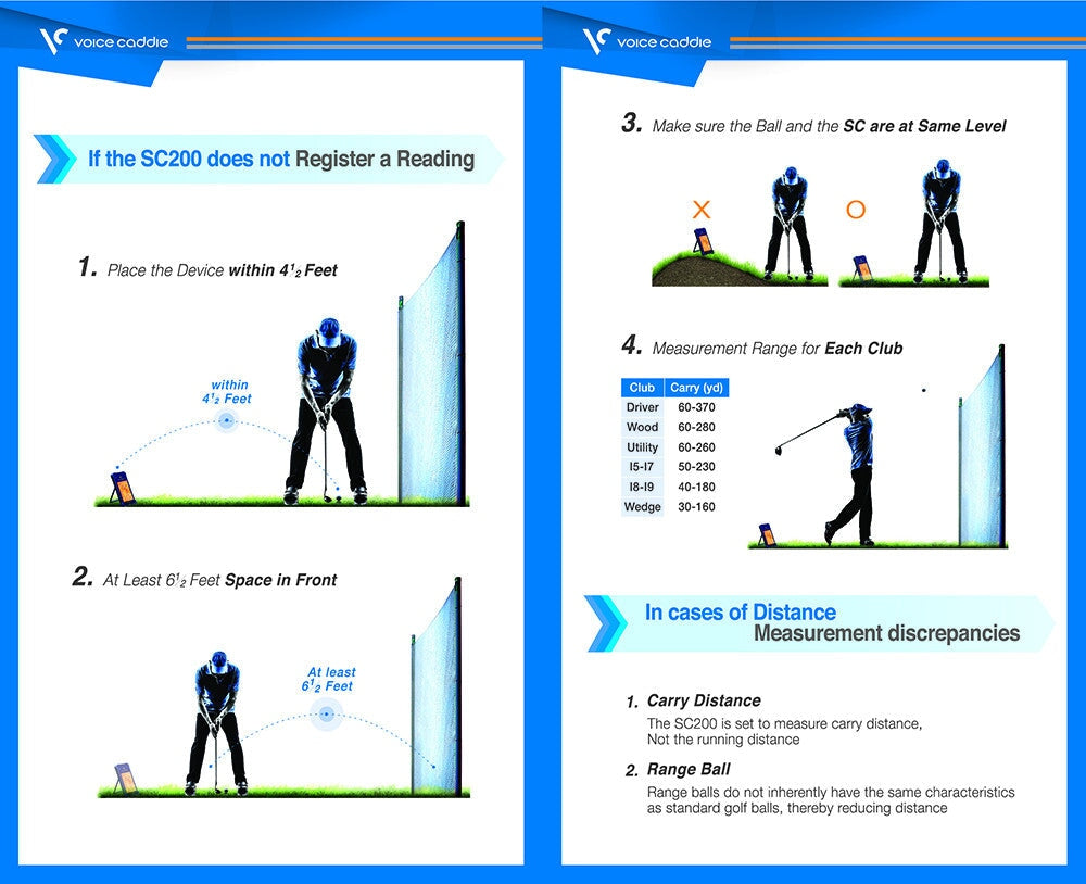 Voice Caddie SC200 Golf Net Practice Bundle