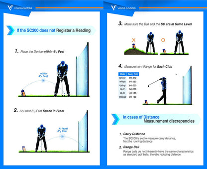 Voice Caddie SC200 Golf Net Practice Bundle