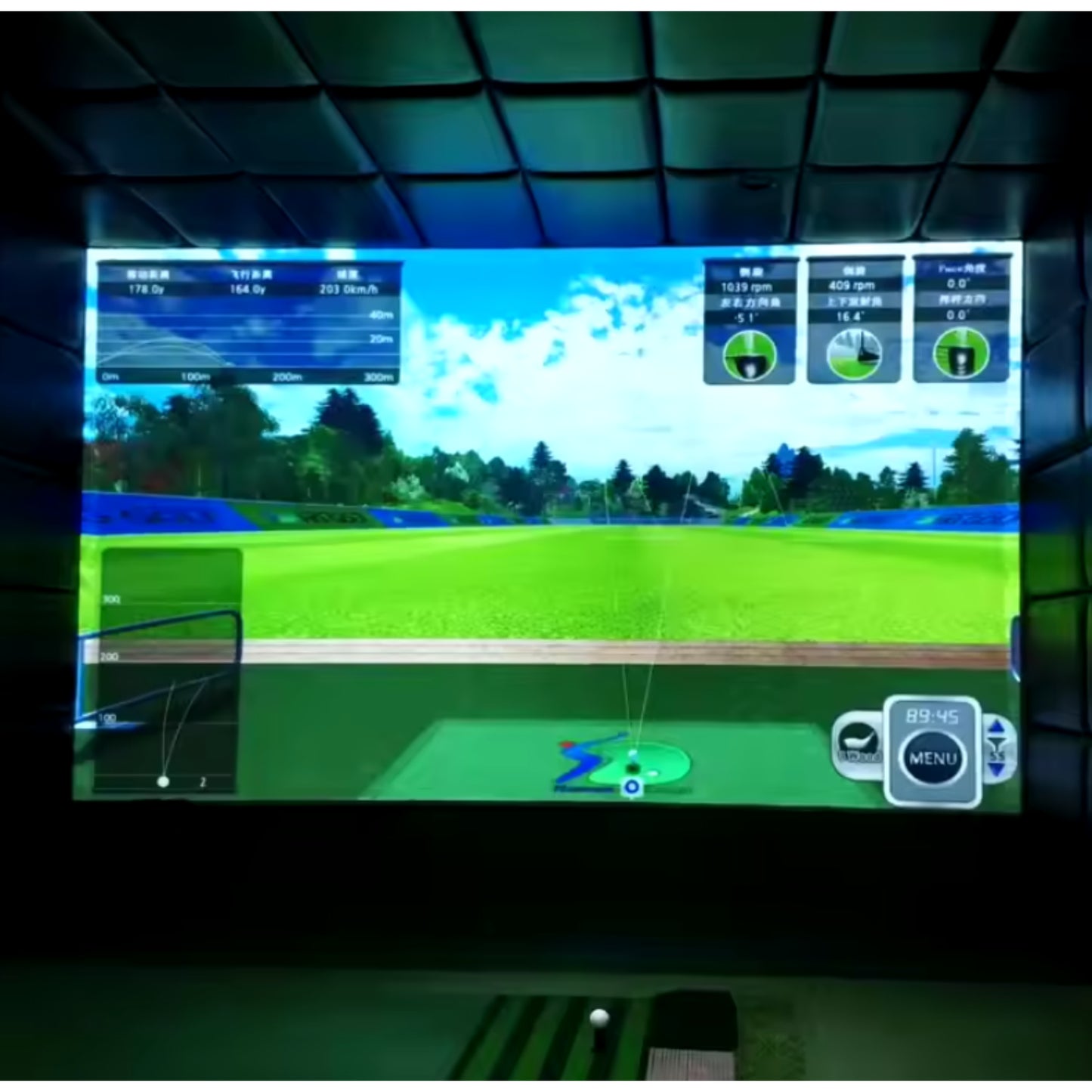 FlexTrack Pro Movable Golf Simulator