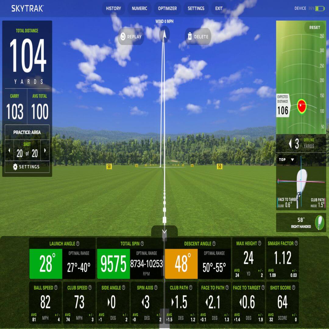 SkyTrak+ Golf Net Practice Bundle