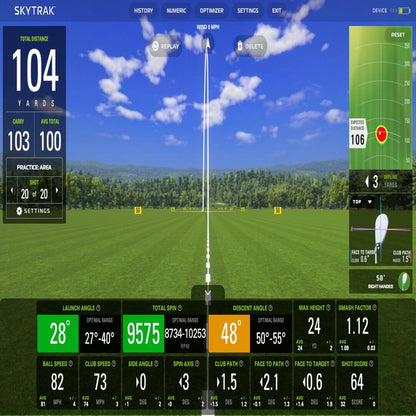 SkyTrak+ Golf Net Practice Bundle