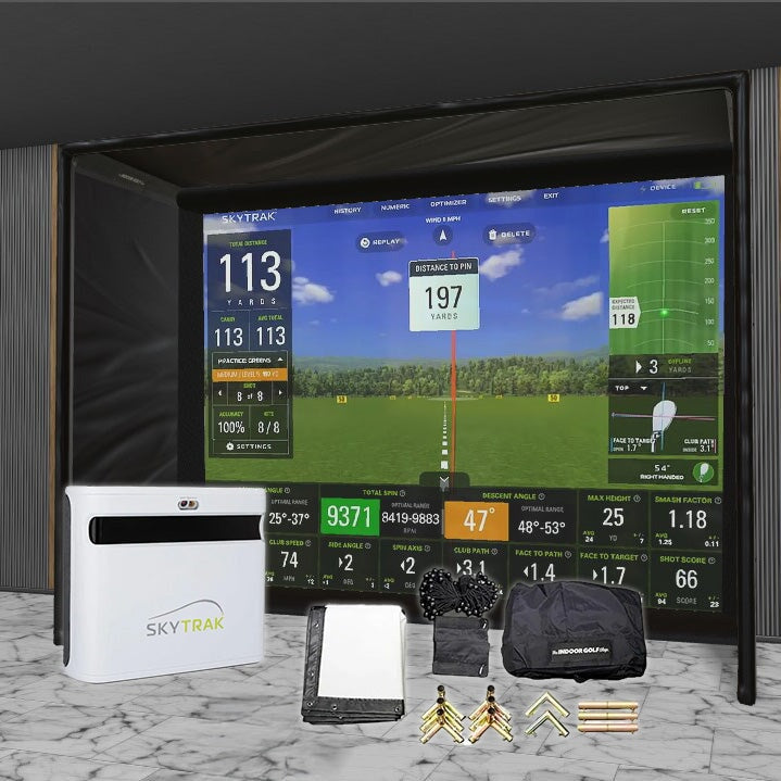 SkyTrak+ SIG DIY Golf Simulator Studio Package