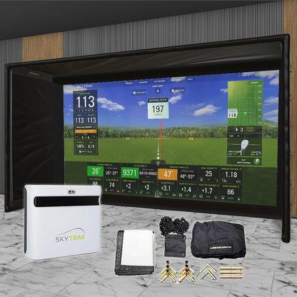 SkyTrak+ SIG DIY Golf Simulator Studio Package