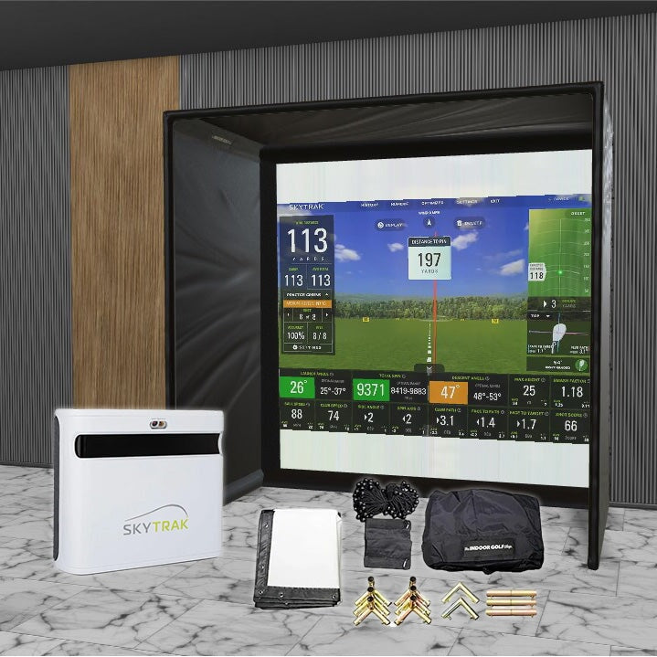 SkyTrak+ SIG DIY Golf Simulator Studio Package