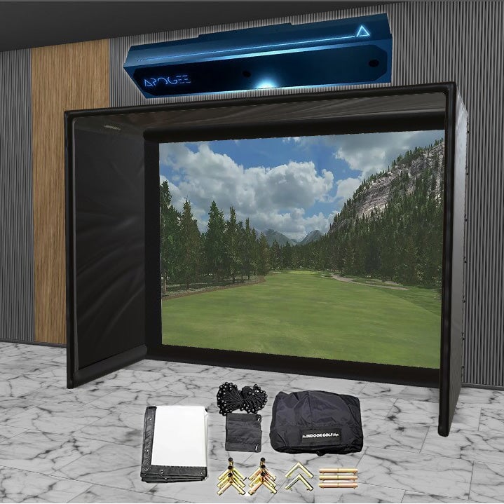 TruGolf APOGEE SIG DIY Golf Simulator Studio Package Golf Simulator TruGolf 10'4" x 7'11" x 5' (TGA) 