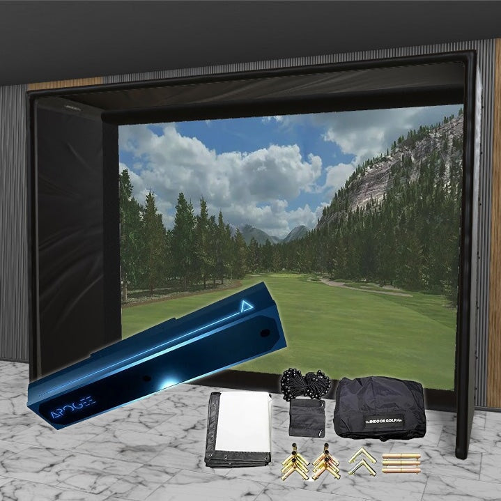 TruGolf APOGEE SIG DIY Golf Simulator Studio Package Golf Simulator TruGolf 12'10" x 9'10" x 5' (TGA) 