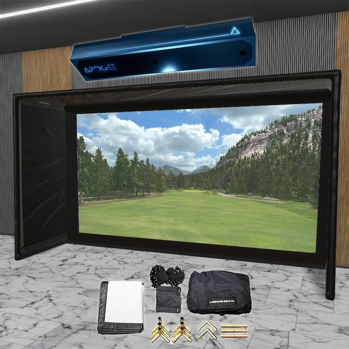 TruGolf APOGEE SIG DIY Golf Simulator Studio Package Golf Simulator TruGolf 13'7" x 7'11" x 5' (TGA) 