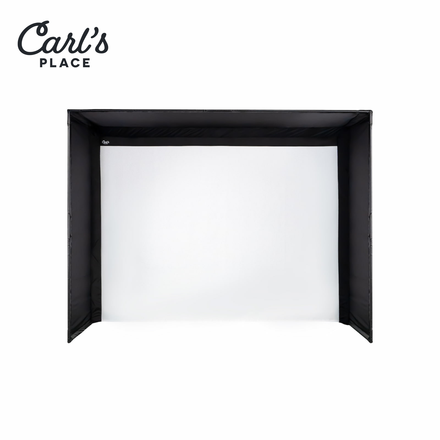 Carl's Place 8x8x5 DIY Golf Simulator Enclosure Kit with Preferred Impact Screen