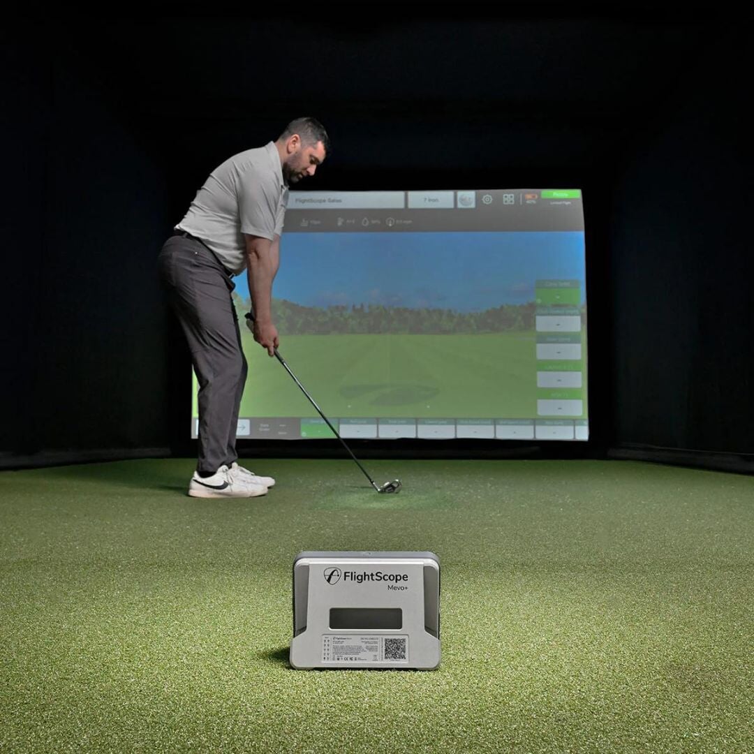 FlightScope Mevo+ SIG12 Golf Simulator Package