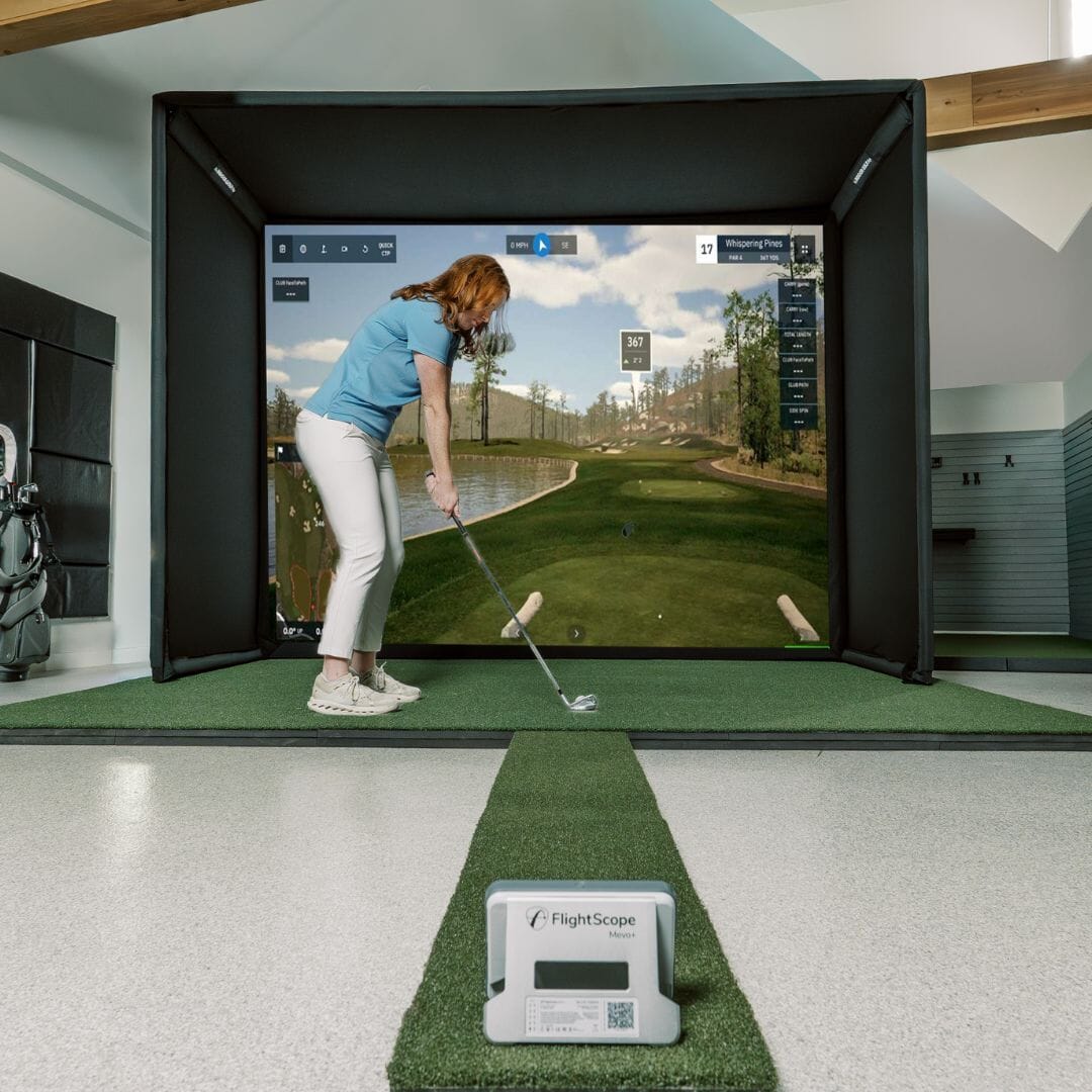 FlightScope Mevo+ SIG12 Golf Simulator Package