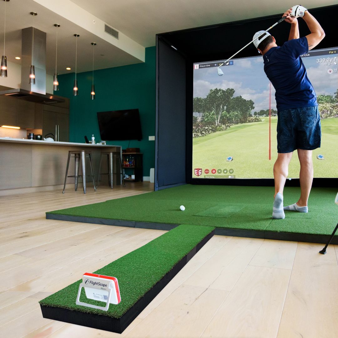 Flightscope Mevo+ Golf Net Practice Bundle