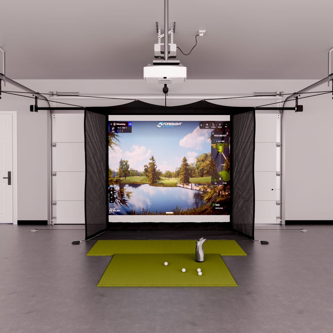Turice Gc3 Foresight Sports GC3 / GC3S Garage Golf Simulator Package – Simulator ...