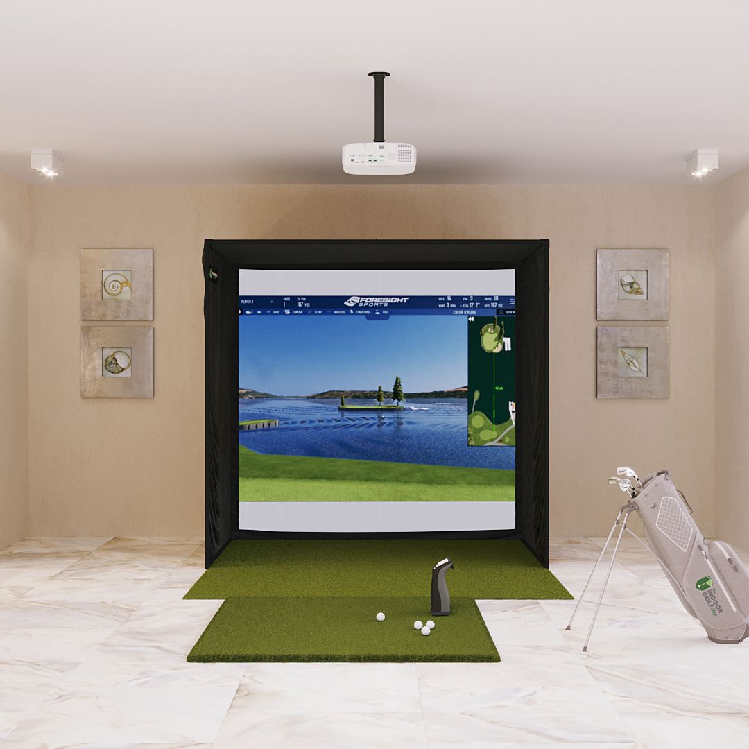Foresight Sports GC3 SIG8 Golf Simulator Package Golf Simulator Foresight Sports Fairway Series 5' x 5' None